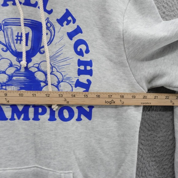 Where Im From Mens Gray Snowball Fight Champion Hoodie Sweatshirt Medium NEW - Picture 8 of 12